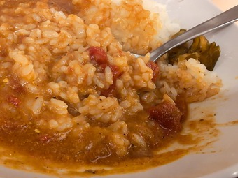 半よもだカレー半たぬきそばセット よもだそば有楽町店 立ち食いそば