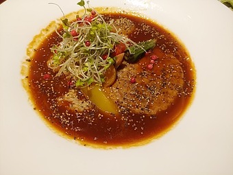 銀座 囃shiya はやしや ランチ ハンバーグハヤシライス