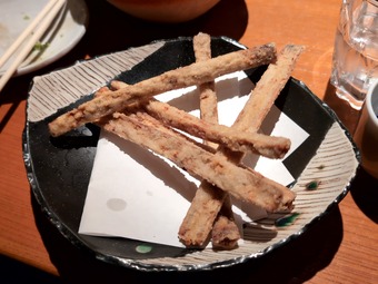 ごぼうの唐揚げ 新橋 和海 なごみ 新橋居酒屋