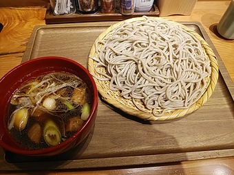 新橋 善三郎 ぜんざぶろう ランチ鴨つけ蕎麦