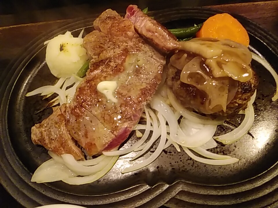 銀座 牛庵ランチは良い ホント良い 神戸牛ハンバーグとサービスステーキコンボ 1450円 美味いです 汐留 新橋 銀座 B級 ランチ グルメ 銀座 牛庵ランチは良い ホント良い 神戸牛ハンバーグとサービスステーキコンボ 1450円 美味いです 汐留 新橋 銀座 B級 ランチ グルメ