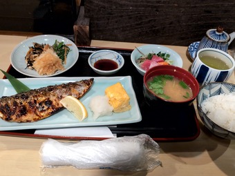 焼魚定食 鯖 銀座 こびきランチ 銀座ランチ