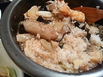 銀座 羽衣 ランチ 限定 石焼き五目うま煮飯