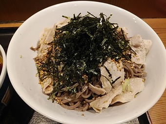 新橋ランチ そば田 そばでん そばた つけ肉そば 肉蕎麦 立ち食いそば
