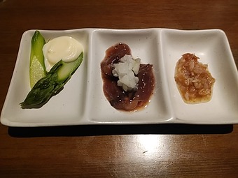 北千住 熊本牧場直営 岩部商店 熊本料理 お通し