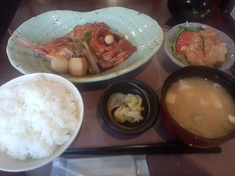 銀座 和らん ランチ 金目鯛かぶと煮