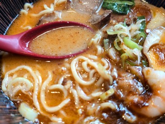ジョーの海老拉麺 浜松町ランチ 東京海老酒場 案のジョー