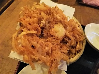 新橋ランチ 立ち食いそば 路麺 新橋さだはる 天ぷらそば