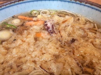 仙台 福はら 立ち食いそば かき揚げ天そば