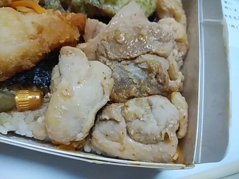 新橋ランチ 新橋いちのや 弁当 のり弁 高級海苔弁 三重松坂鳥肉