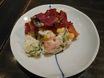 ポテサラ 西大島 銀杏 ぎんなん 蕎麦屋