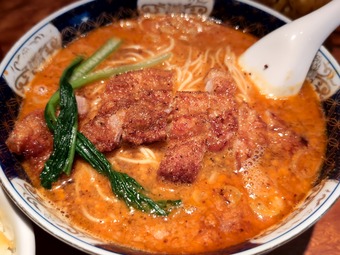 ぱいこうだんだんめん 排骨担々麺 銀座はしご 銀座ランチ ラーメン