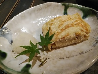 蕎麦前3点 玉子焼き 西大島 銀杏 ぎんなん 蕎麦屋