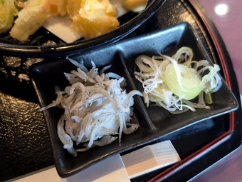 ランチ 春の天ぷらとシラスおろしそば 加茂ゴルフ倶楽部 千葉