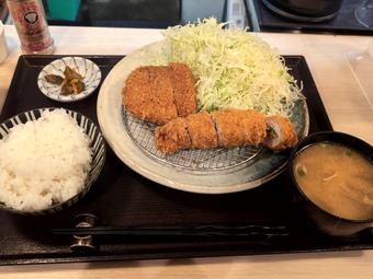 ミックスフライ定食 とんかつ かつ花ランチ かつはな