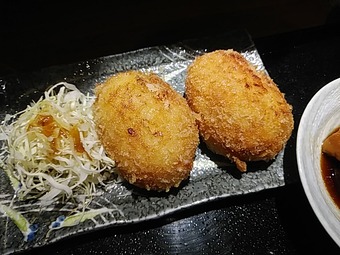 銀座旬菜青山 ランチ カニクリームコロッケ御膳