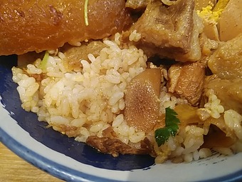 新橋ランチ 岡もと 岡本 特肉めし ニュー新橋ビル アークランド