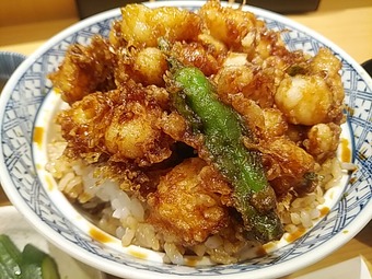 新橋ランチ 之村 ゆきむら かき揚げ丼 御成門 のむら 光村