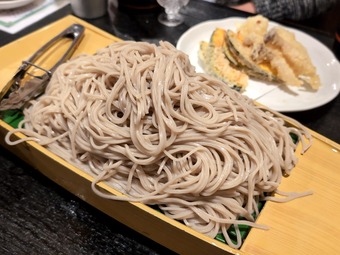 蕎麦食べ放題コース船盛り 新橋 寿毛平 すけへい 飲み放題
