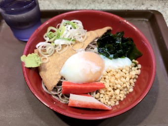 特選富士そば冷 名代富士そば 新橋駅前店 24時間営業