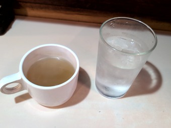 水スープ お茶の水 キッチンカロリー ハンバーグカロリー焼き