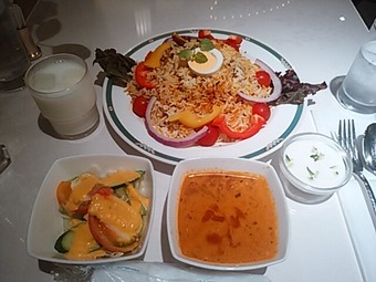 銀座 ラージマハール ランチ チキンビリヤニ