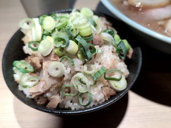 チャーシュウ炊き込みご飯 あさが家 上野 横浜家系ラーメン