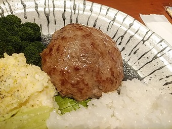 新橋ランチ 銀座 ぶりす Bliss ブリス ハンバーグ パセリ 無農薬