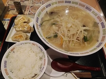 タンメンセット 有楽町 謝謝ラーメン シェイシェイ シャシャ