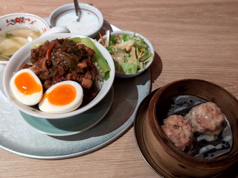 ルーロー定食 新橋 ヤンヤン飯店 ランチ 新橋ランチ