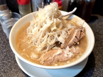 醤油ラーメン 野菜普通 新橋汐留 さぶ郎 さぶろう