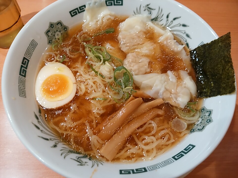 日高屋新橋駅前店 期間限定 ワンタン麺 590円 定番メニューになってほしい 汐留 新橋 銀座 B級 ランチ グルメ 日高屋新橋駅前店 期間限定 ワンタン麺 590円 定番メニューになってほしい 汐留 新橋 銀座 B級 ランチ グルメ