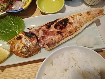 新橋漁亭ランチ 新橋りょうてい ぐじ 甘鯛塩焼き