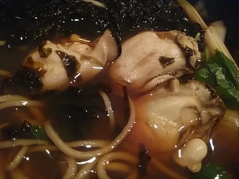 新橋ランチ 本陣房 ほんじんぼう 牡蠣南蛮蕎麦 新橋駅前ビル