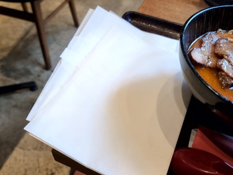 前掛け 浜松町ランチ 東京海老酒場 案のジョー ジョーの海老拉麺