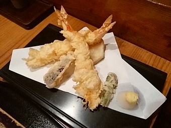 新橋ランチ 新橋蕎麦 おにかけ 信州そば 天せいろ 天ぷら
