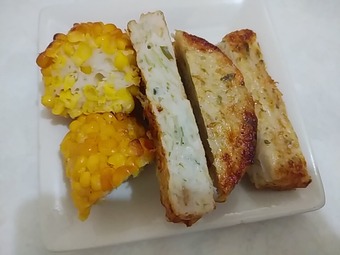 もんじゃホタテ もろこし揚げ てとて 東京駅グランスタ店 味の浜藤