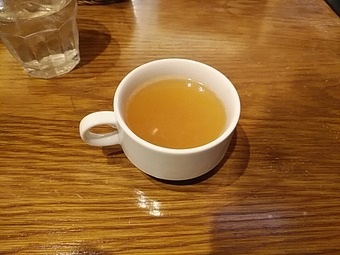 新橋クイーンオブチキンズ ランチ スープ