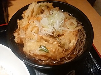 日本橋 よもだそば 特大かき揚げそば