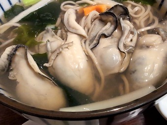 岩手大船渡産 牡蛎南蛮そば 銀座 そば所よし田 ランチ 銀座ランチ