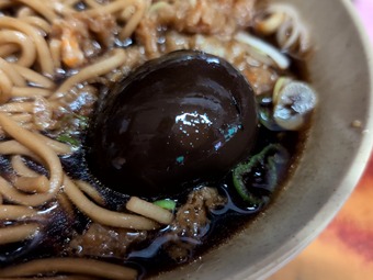 味付玉子 煮玉子 立ち食いそば そば千 そばせん馬喰町 馬喰横山