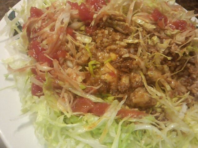 新橋 沖縄きっちん城「タコライス」800円→500円！（ランチパスポート 