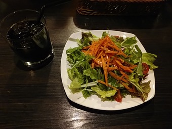 銀座 ルフージュ Refuge ランチ もりもりサラダ