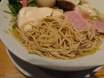 銀座むぎとオリーブ 銀座麦とオリーブ 特製蛤そば ハマグリそば