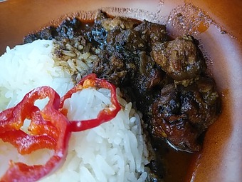 新橋ランチ スリランカカレー 新橋ハーリー チキンカレー