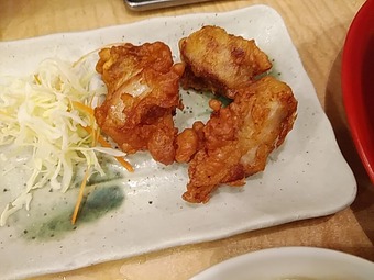 天下一品水道橋店 天一 ランチ 唐揚げ定食