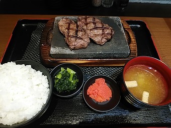 新橋ランチ 感動の肉と米 新橋店 ランチ ハラミステーキ