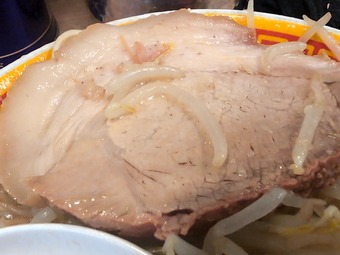 チャーシュウ硬い 新橋 えどもんど ラーメン 360g 野菜まし