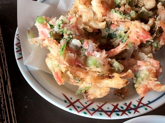 ランチ桜海老かき揚げ天ざるそば 大多喜城ゴルフ倶楽部 東急ゴルフ