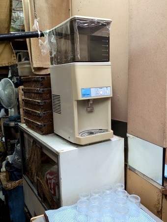 給水機 そば処 亀島 かめしま 茅場町